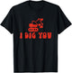 i dig You Kids Valentines Day T-Shirt - T-Shirt | Black