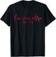 Loved John 3:16 Religious Valentine Christian Bible Verse T-Shirt - T-Shirt | Black