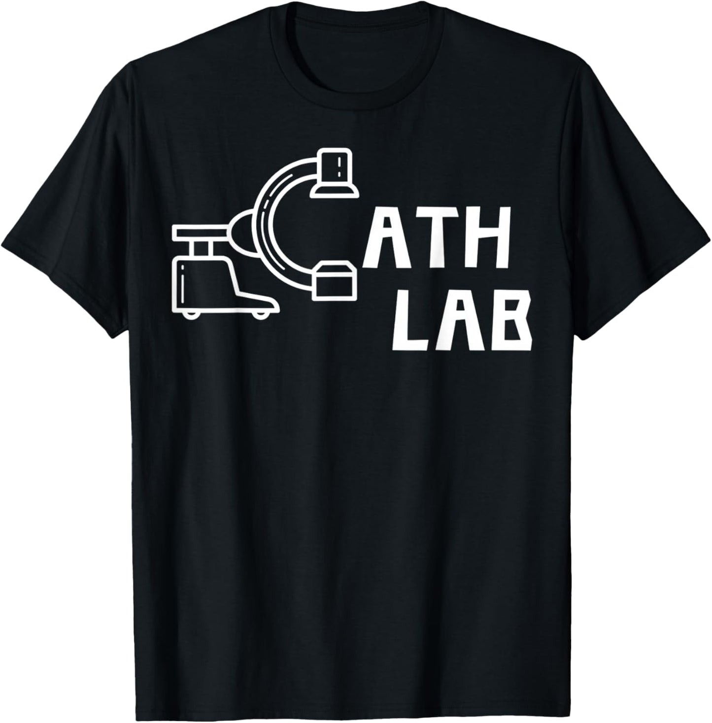 C-Arm Cath Lab – Minimalist Radiology Cardiothoracic ICU, I T-Shirt - T-Shirt | Black