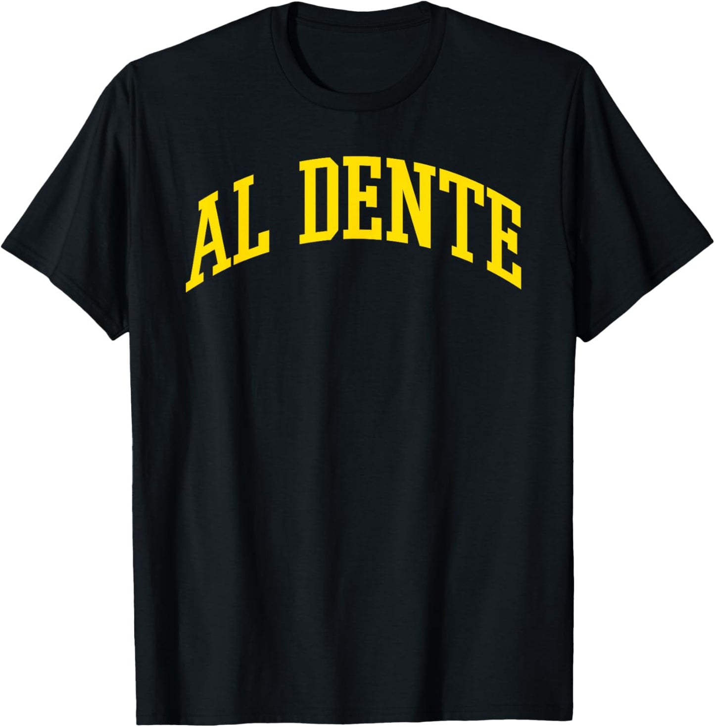 Al Dente - Italian Food Funny Retro Italy Matching Shirt T-Shirt - T-Shirt | Black