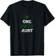 One Lucky Aunt St. Patrick's Day Funny Irish T-Shirt - T-Shirt | Black