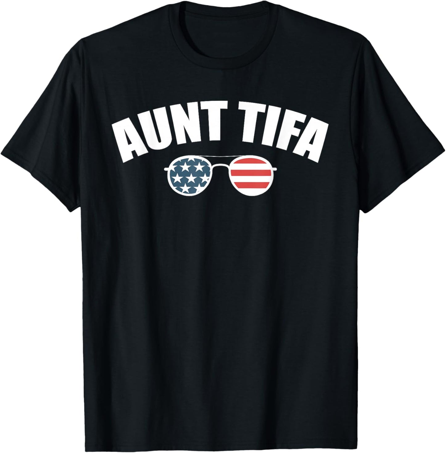 Aunt Tifa Funny Design T-Shirt - T-Shirt | Black