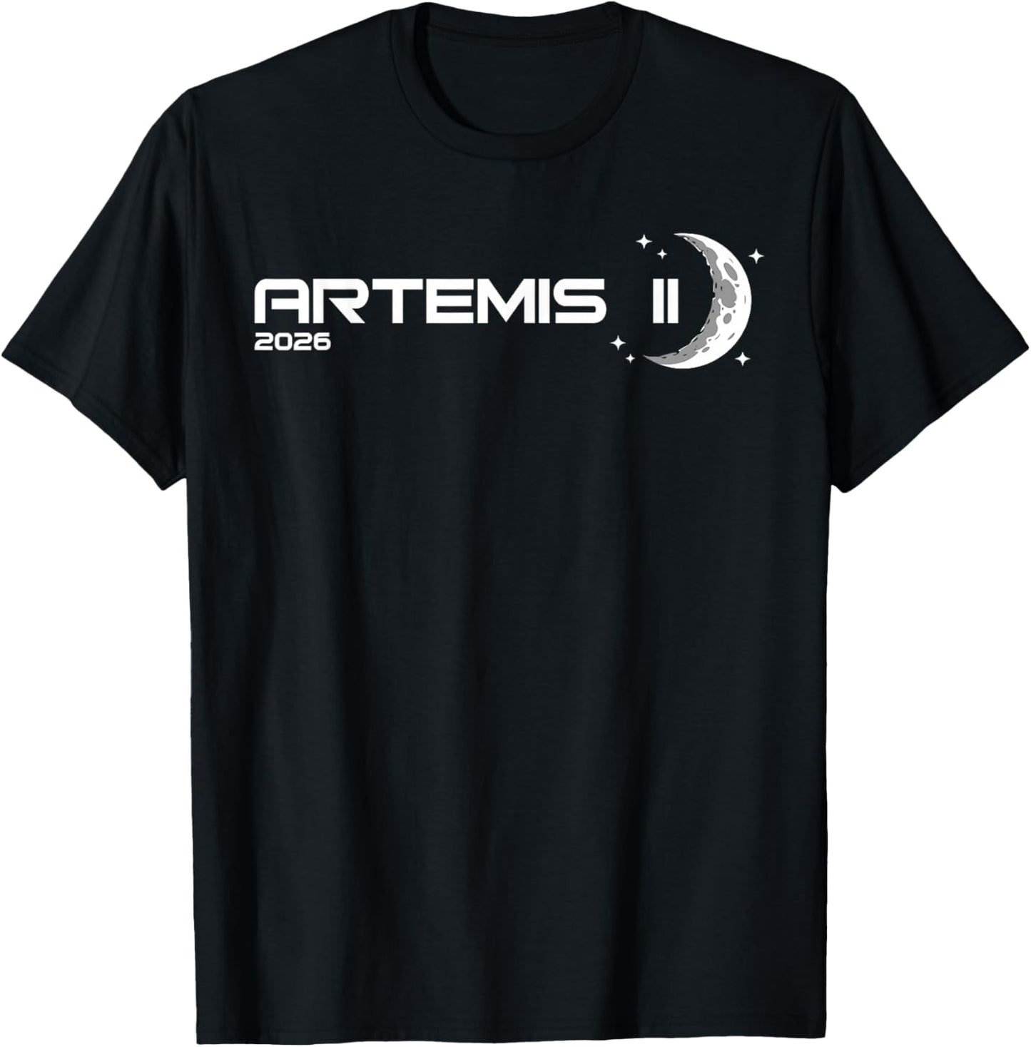 Artemis II Launch The Moon Launch 2026 Artemis 2 Rocket USA T-Shirt - T-Shirt | Black