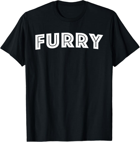 Furry T-Shirt - T-Shirt | Black
