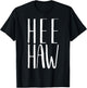 HEE-Haw Donkey Costume - Funny Donkey Goes HEE-Haw T-Shirt - T-Shirt | Black