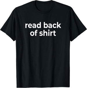 Read Back of Shirt (Good Boy) Funny T-Shirt - T-Shirt | Black