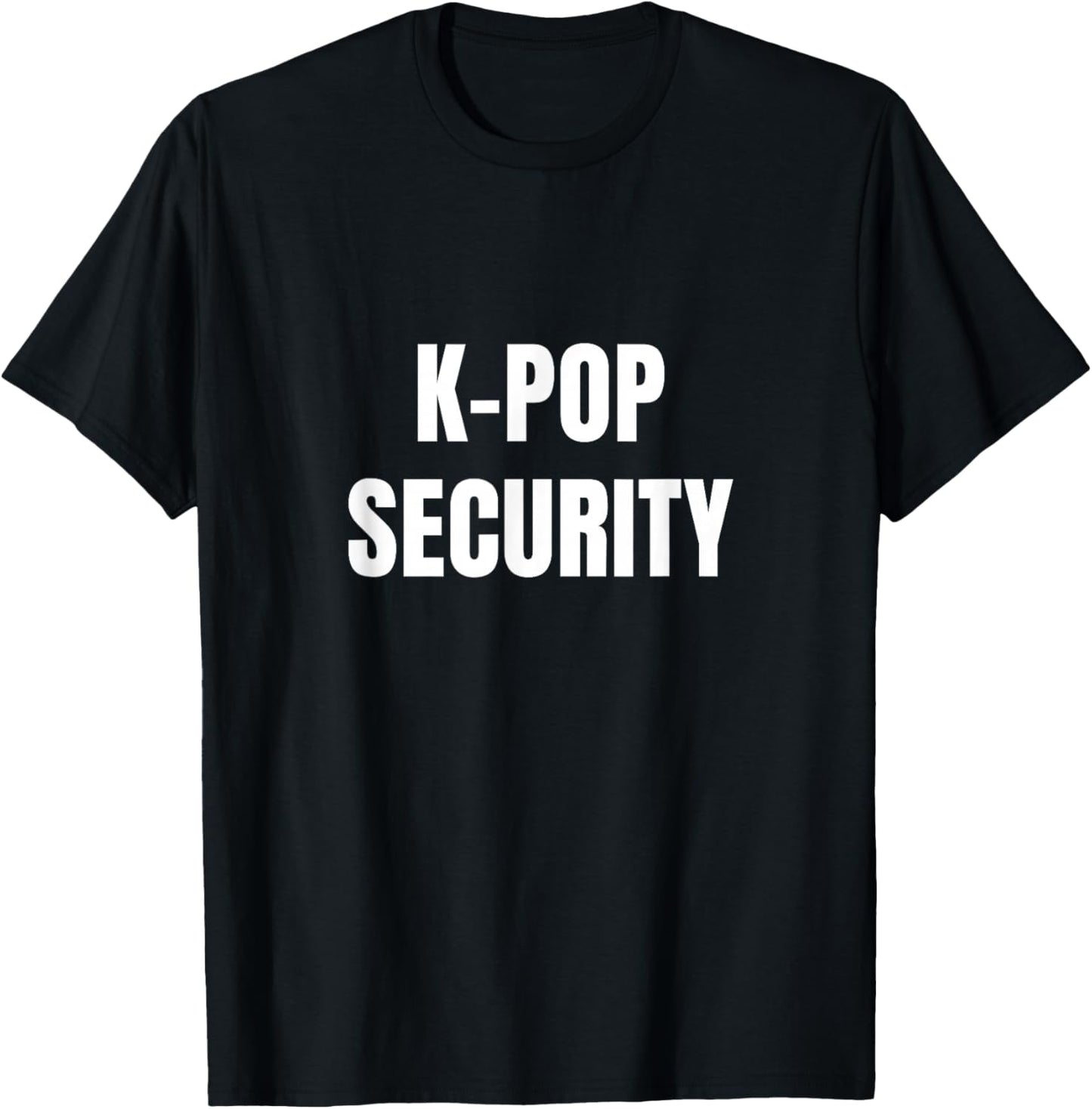 K-Pop Security Mom Dad Funny Halloween Costume T-Shirt - T-Shirt | Black