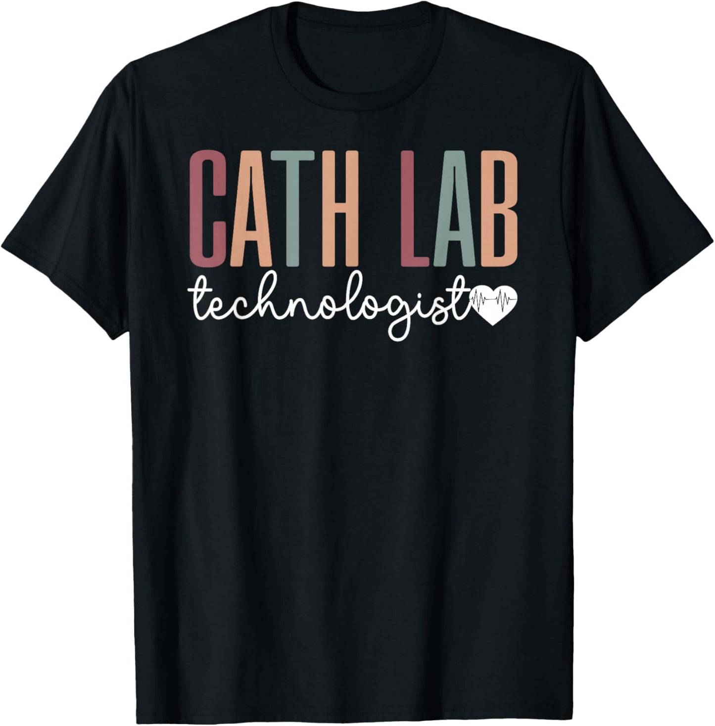 Boho Cath Lab Technologist Cardiac Cath Lab Technologist T-Shirt - T-Shirt | Black