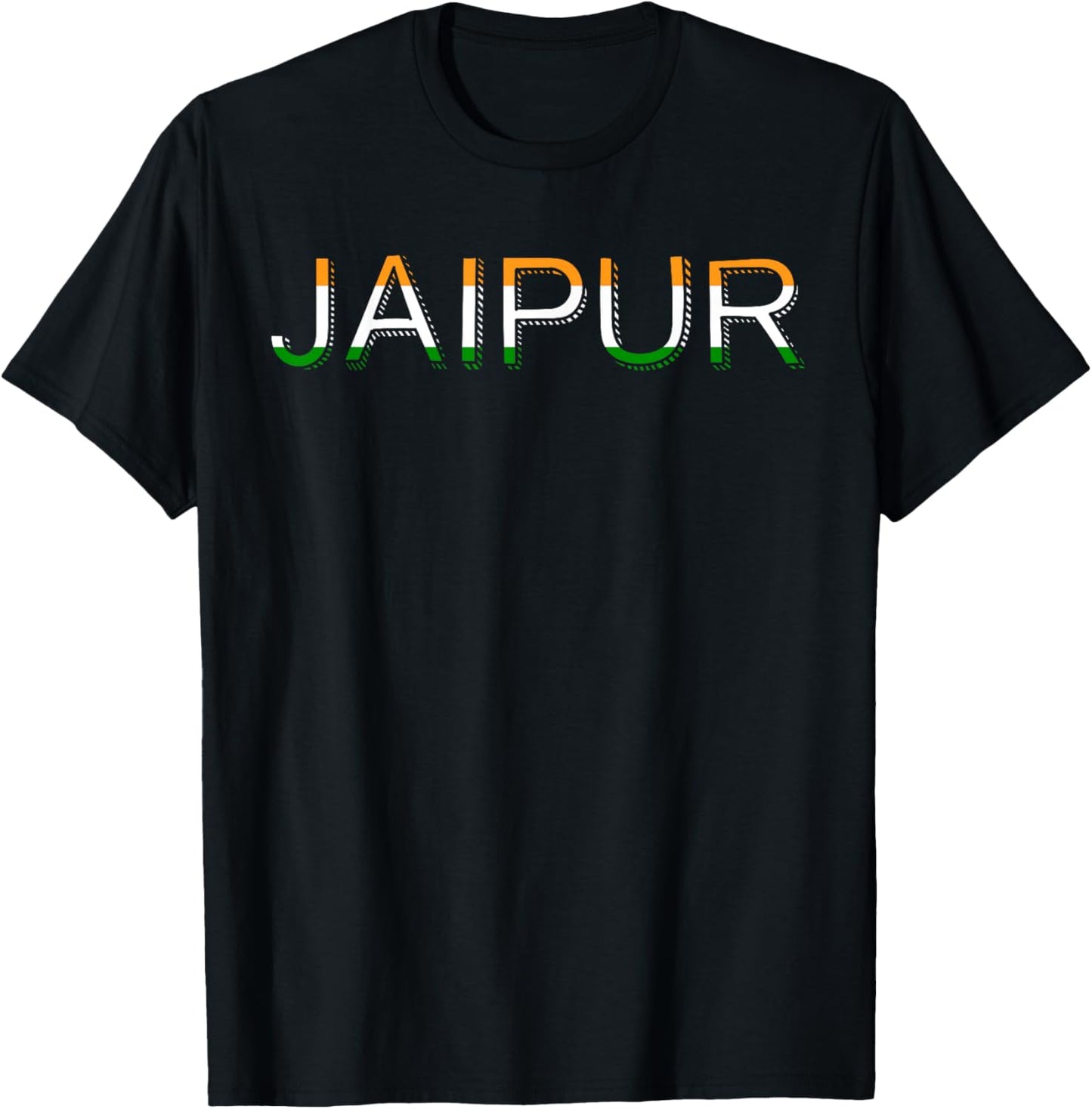 Jaipur Vintage Style T-Shirt - T-Shirt | Black
