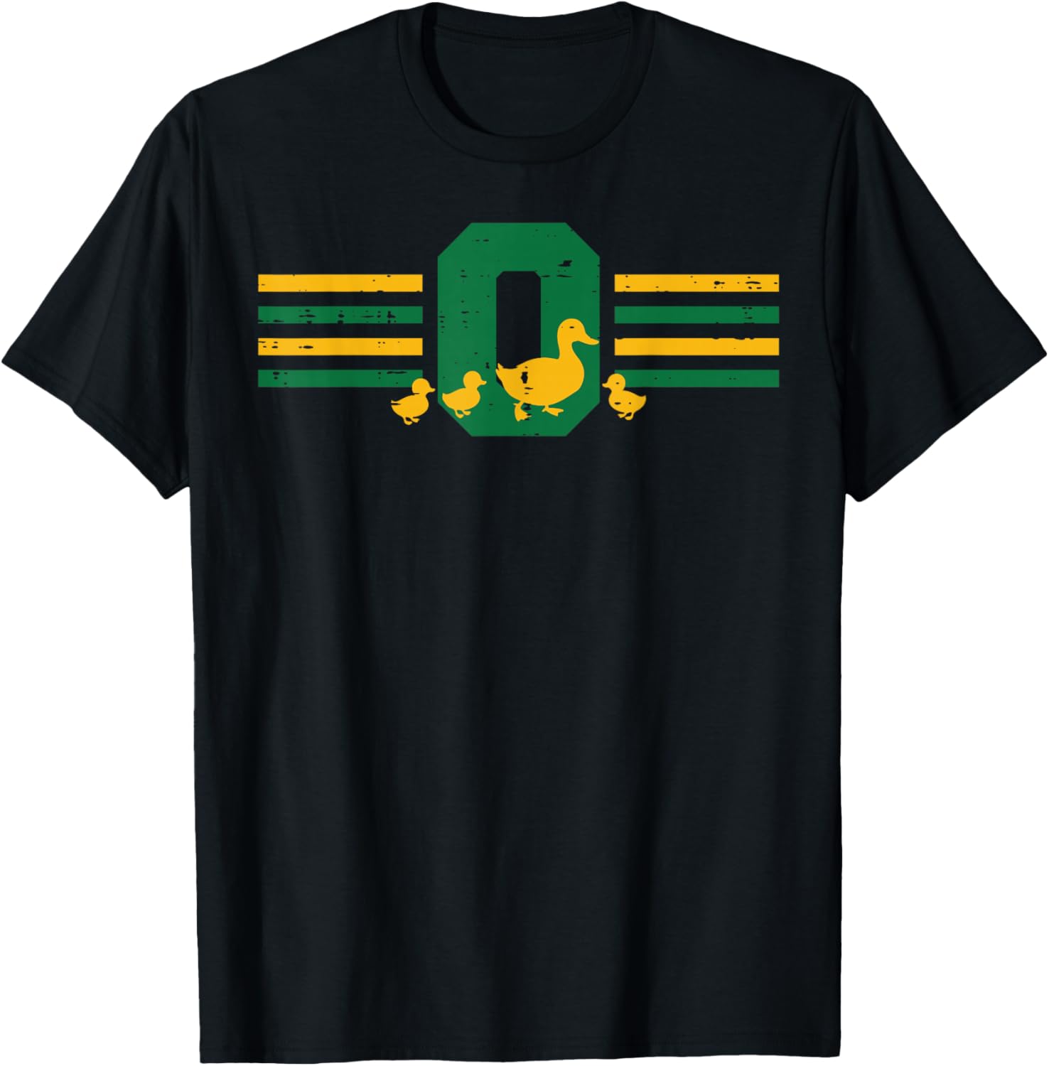Duck Cute Men Women Kids Boys Youth Girls Teen T-Shirt - T-Shirt | Black