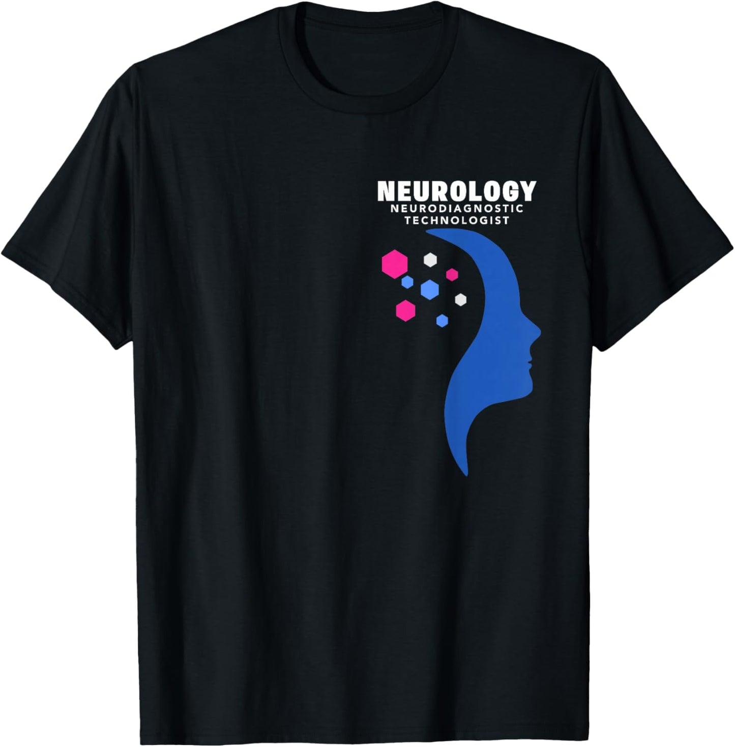 Neurology EEG Neurodiagnostic Technologist Neuroscience T-Shirt - T-Shirt | Black
