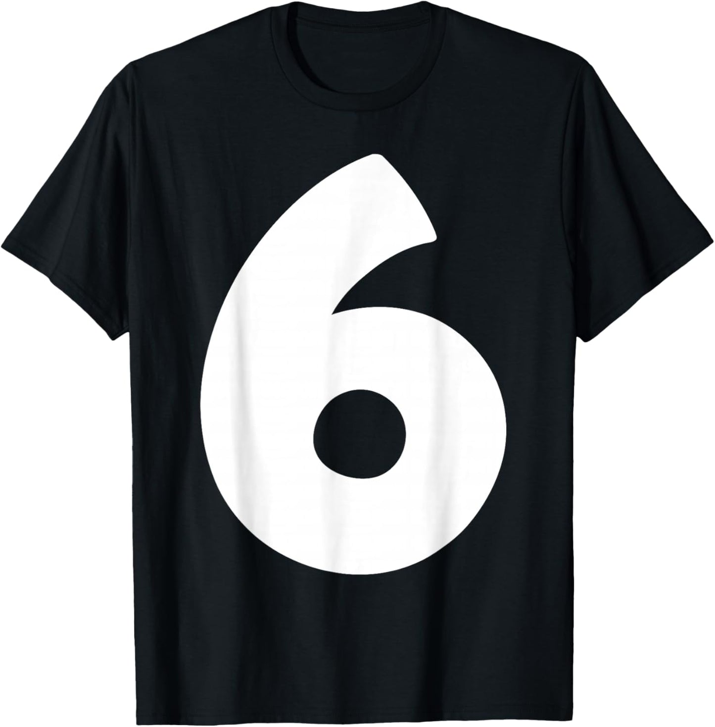 6 Number Six Seven 67 Gen Alpha Slang Funny Meme Matching T-Shirt - T-Shirt | Black