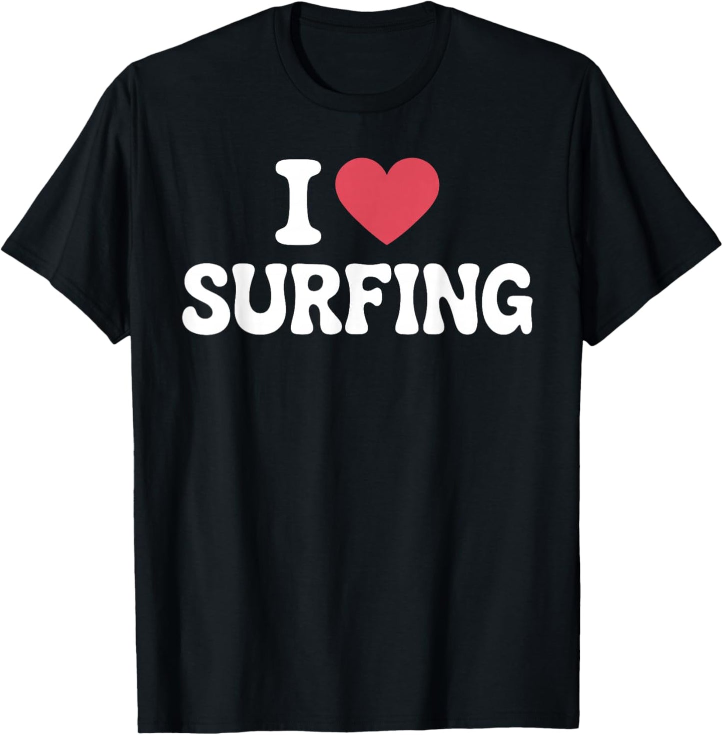 Surfing Art Women Surfer Surfboard Lover Surfing T-Shirt - T-Shirt | Black