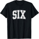 Six Seven Halloween Costume Matching 67 Meme Six (On Back) T-Shirt - T-Shirt | Black