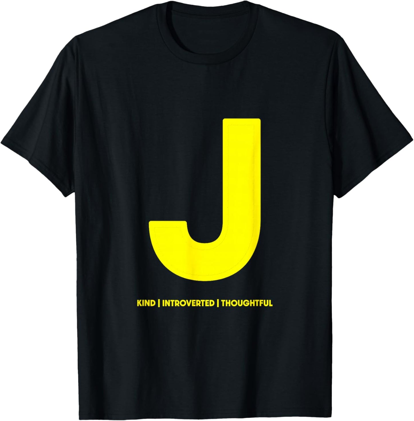Chipmunks J for Jeanette Letter Print Halloween Costume T-Shirt - T-Shirt | Black