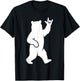 Bear I Love You Hand Sign Language Cute ASL Valentine's Day T-Shirt - T-Shirt | Black