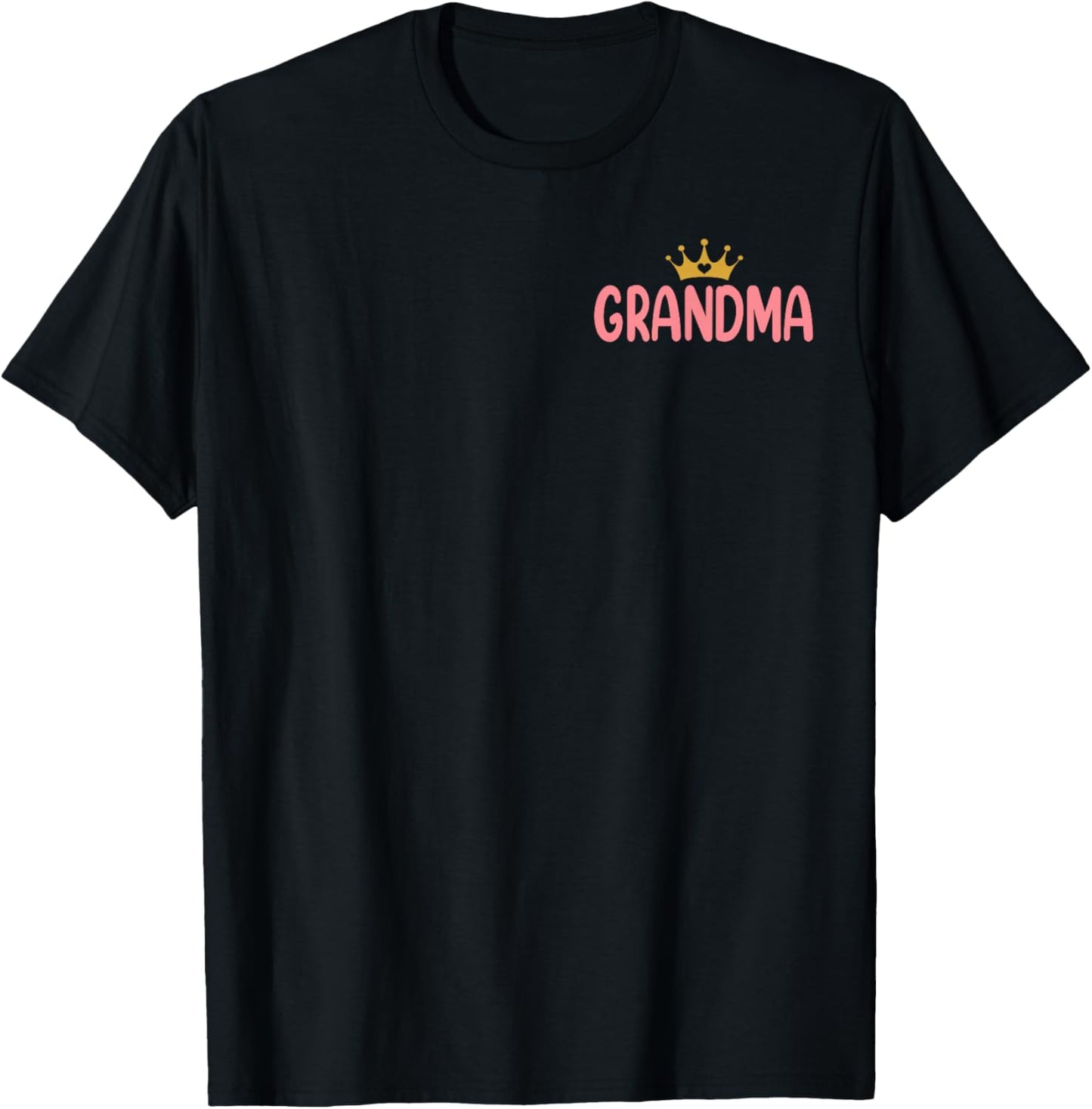 Grandma of The Birthday for Girl- 1st Birthday Princess Girl T-Shirt - T-Shirt | Black
