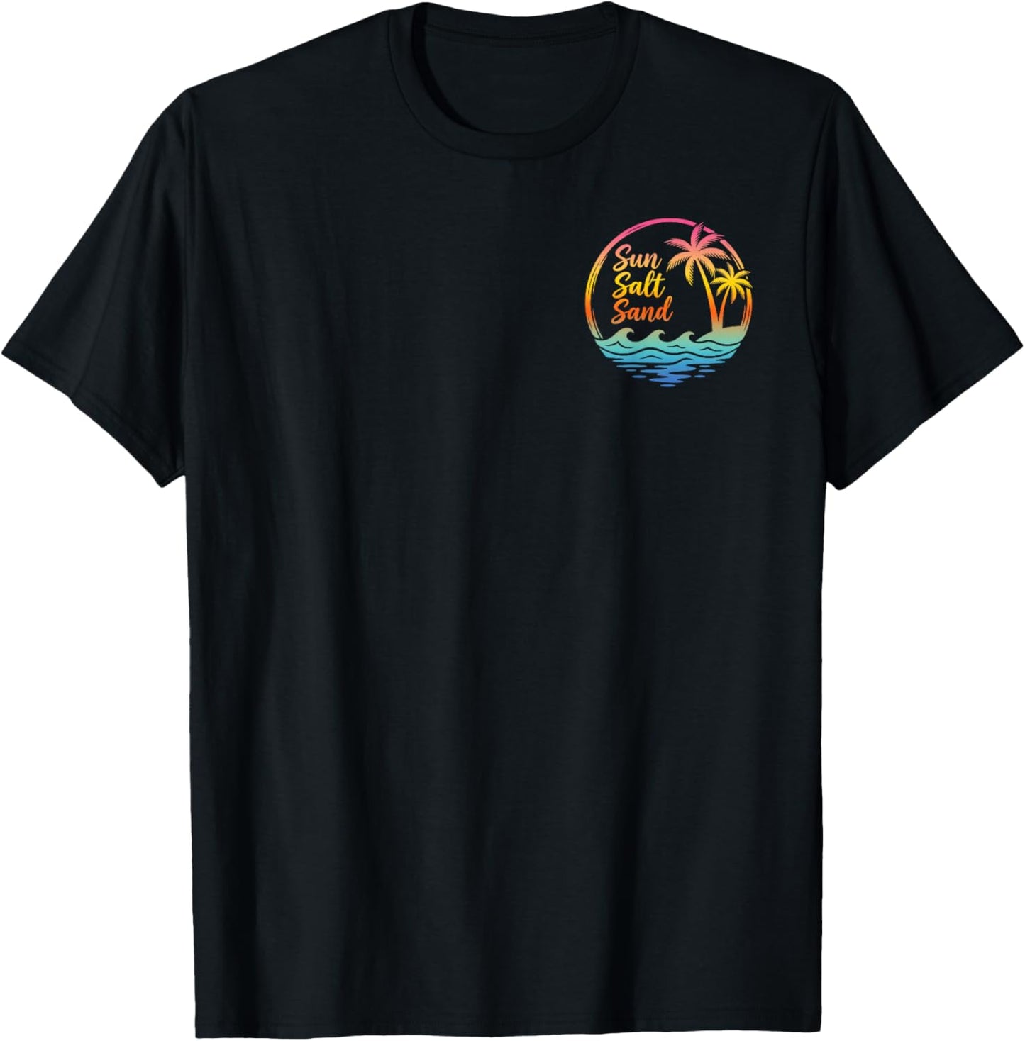 Tie Dye 2 Side T-Shirt - T-Shirt | Black