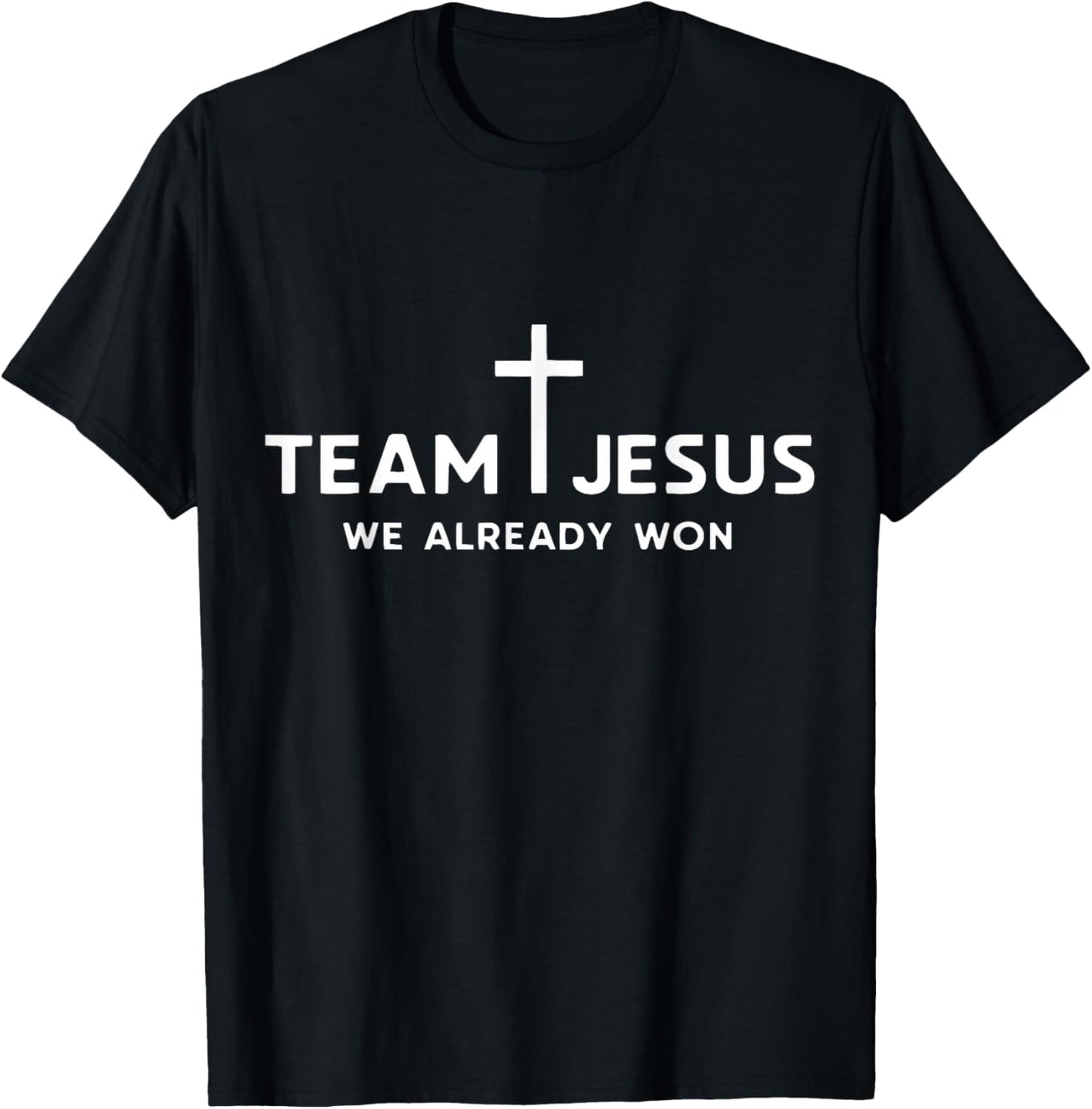Team Jesus Matching Christian Group Couple Friends T-Shirt - T-Shirt | Black