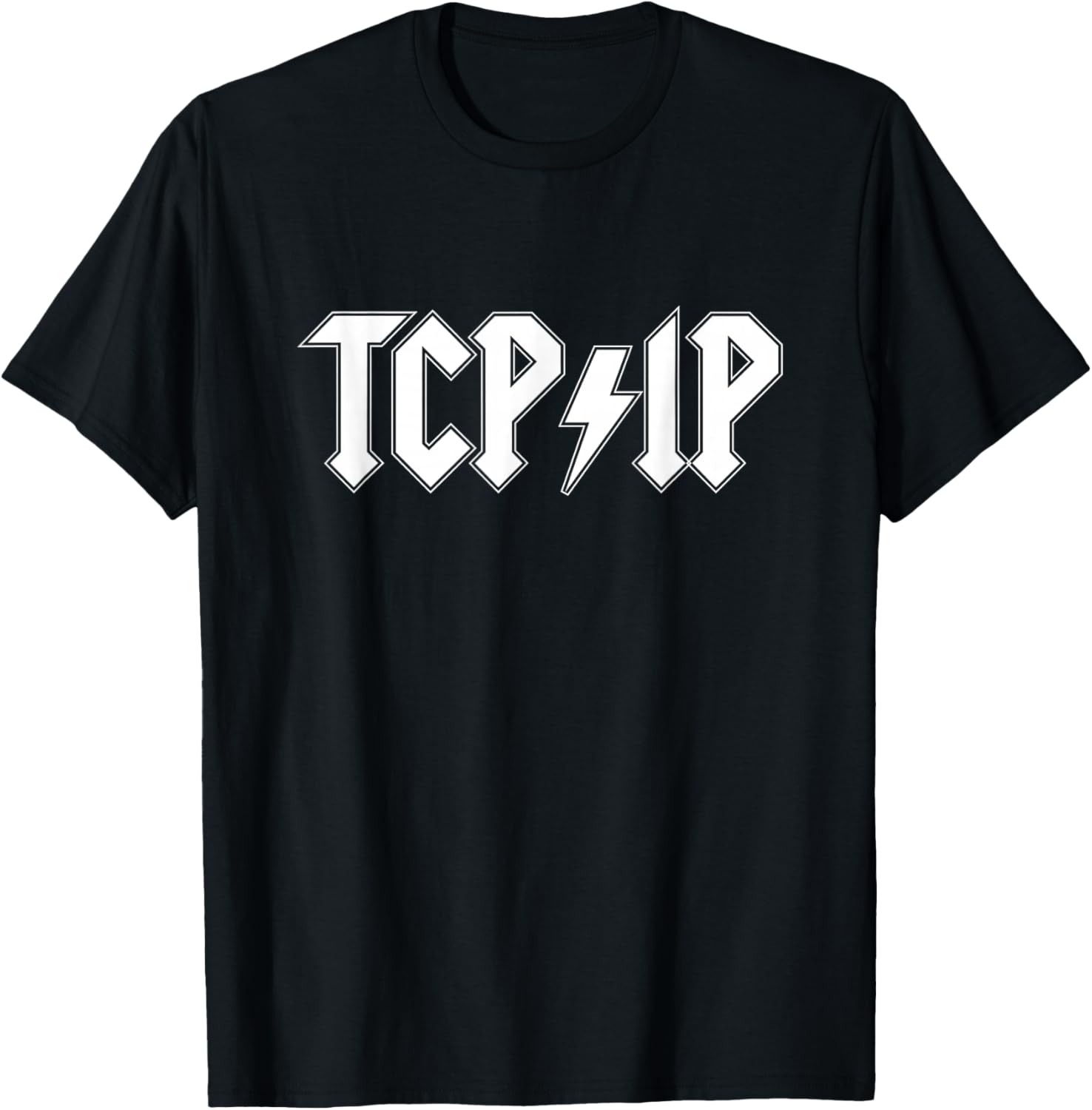 Funny Network Engineer Cybersecurity IT Support TCP IP Coder T-Shirt - T-Shirt | Black