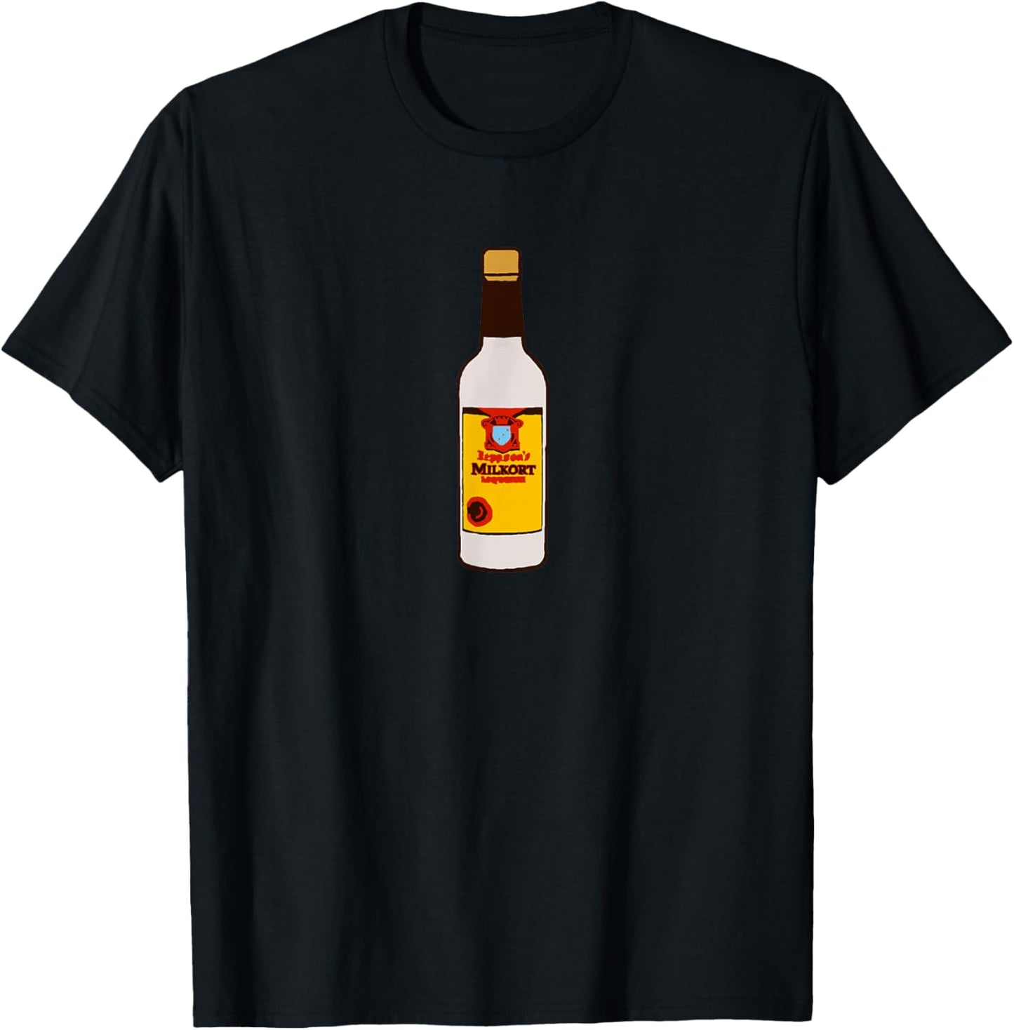 Malort Milk Parody Milkort T-Shirt - T-Shirt | Black