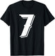Number 7 Funny Meme Saying 6 7 Six Seven 7th Birthday 7 Year T-Shirt - T-Shirt | Black