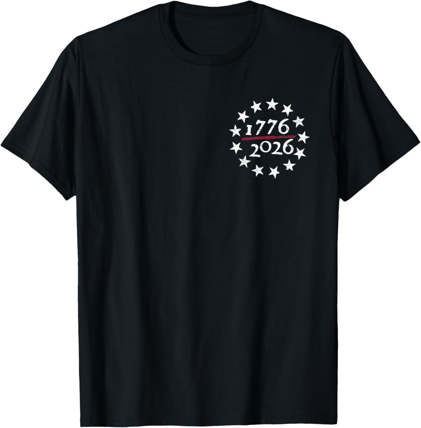 250 Years US Flag American 250th Anniversary Men Women Kids T-Shirt - T-Shirt | Black