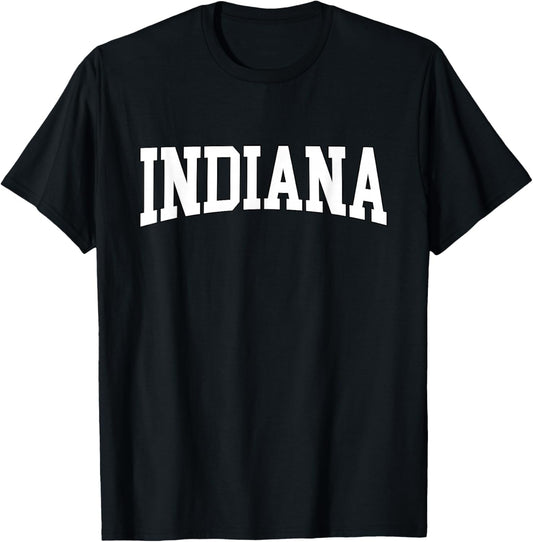 Indiana - Throwback Design - Classic T-Shirt - T-Shirt | Black