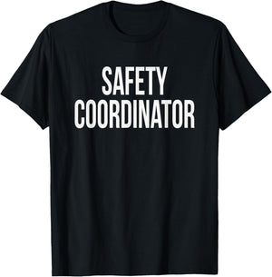 Safety Coordinator Appreciation Day for Work Week T-Shirt - T-Shirt | Black