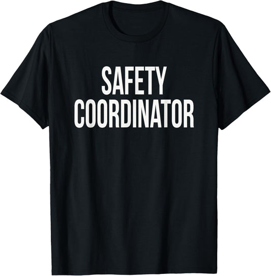 Safety Coordinator Appreciation Day for Work Week T-Shirt - T-Shirt | Black