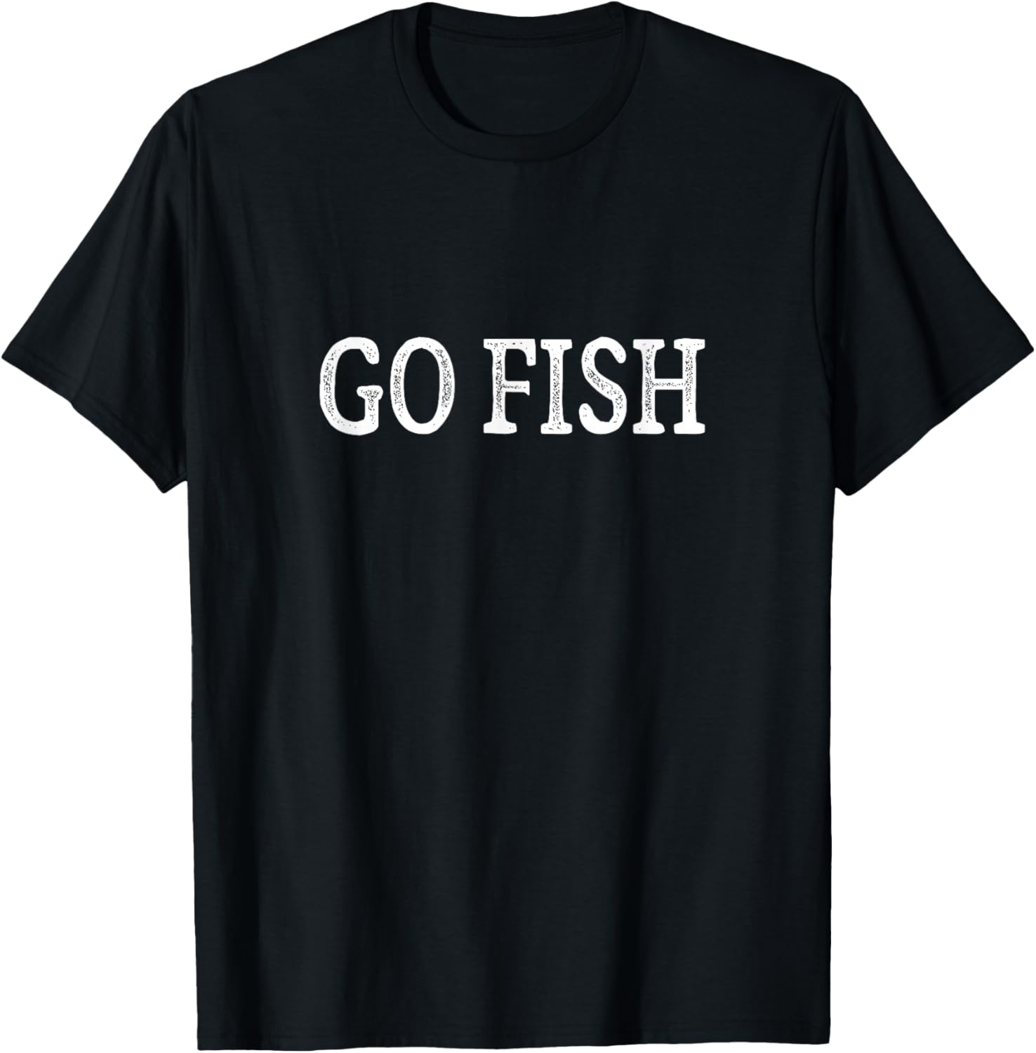 Go Fish - Vintage Style T-Shirt - T-Shirt | Black