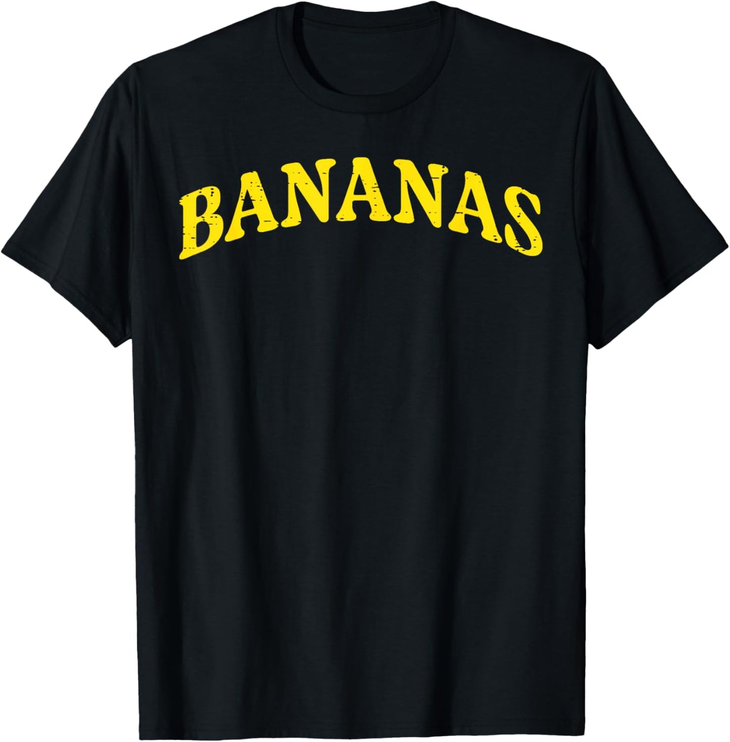 Banana Vintage Men Women Kids Youth Boys Women T-Shirt - T-Shirt | Black
