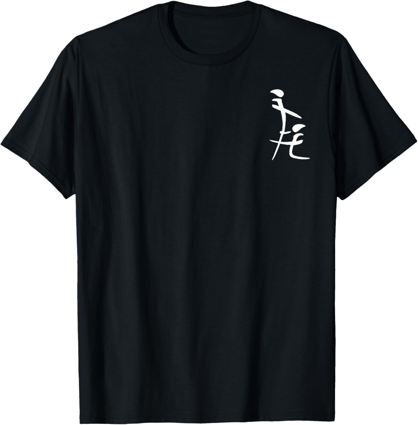 It Means Friendship in Chinese Funny Joke Humor 2 Sides T-Shirt - T-Shirt | Black