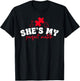 He's My Perfect Match She’s My Perfect Match Valentines Day T-Shirt - T-Shirt | Black