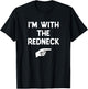 I’m with The Redneck Halloween Matching Costume Red-Neck T-Shirt - T-Shirt | Black