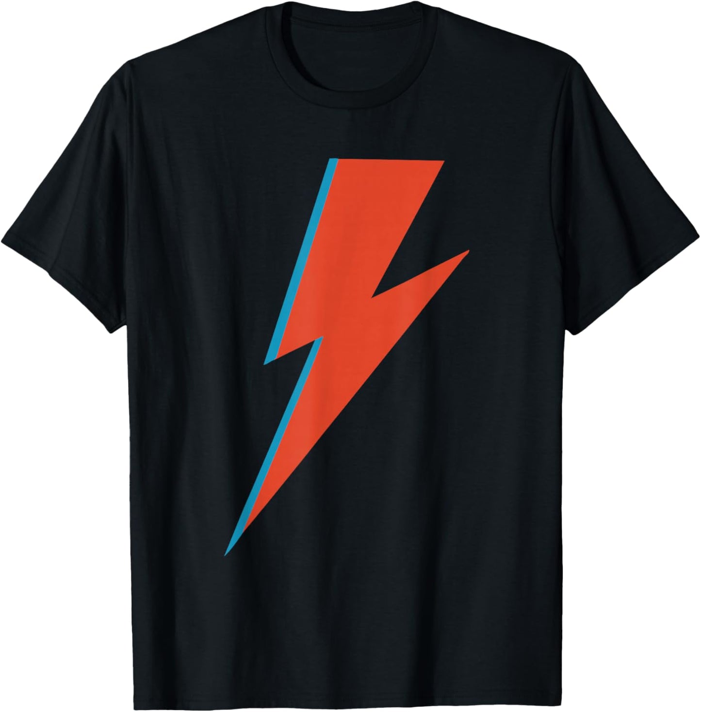 Lightning Bolt as Worn by Ziggy Rock Classic Music Sane 70s T-Shirt - T-Shirt | Black