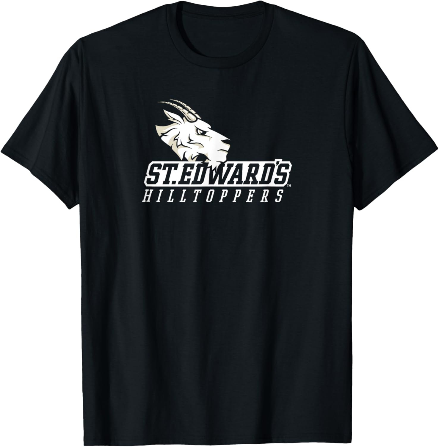St. Edward's University Hilltoppers Primary Logo T-Shirt - T-Shirt | Black