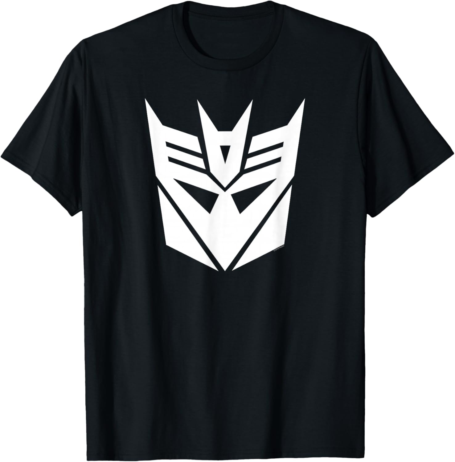 Transformers White Decepticon Sigil T-Shirt - T-Shirt | Black