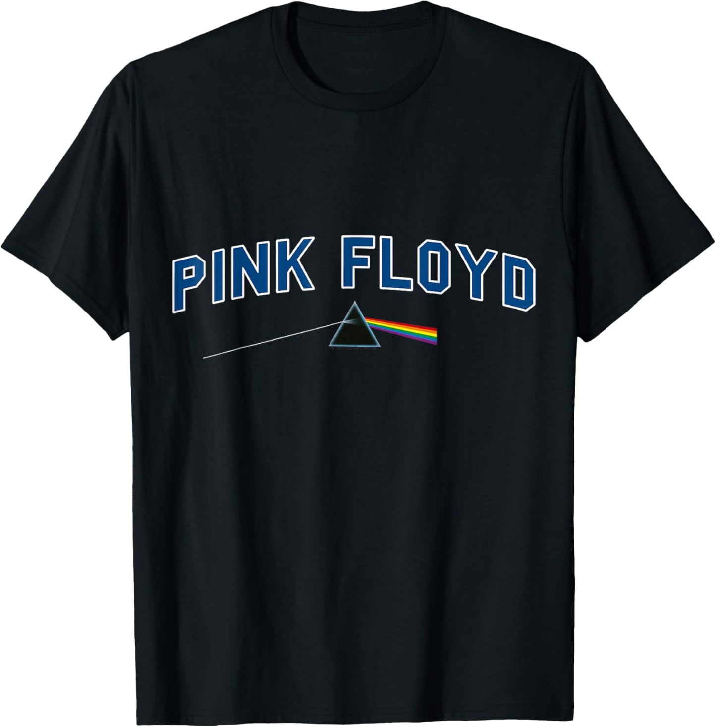 Official Pink Floyd College Oldschool Prism Rock Band T-Shirt - T-Shirt | Black