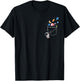 Cool Astronaut Planets Graphic Space Science Boys Girls Kids T-Shirt - T-Shirt | Black