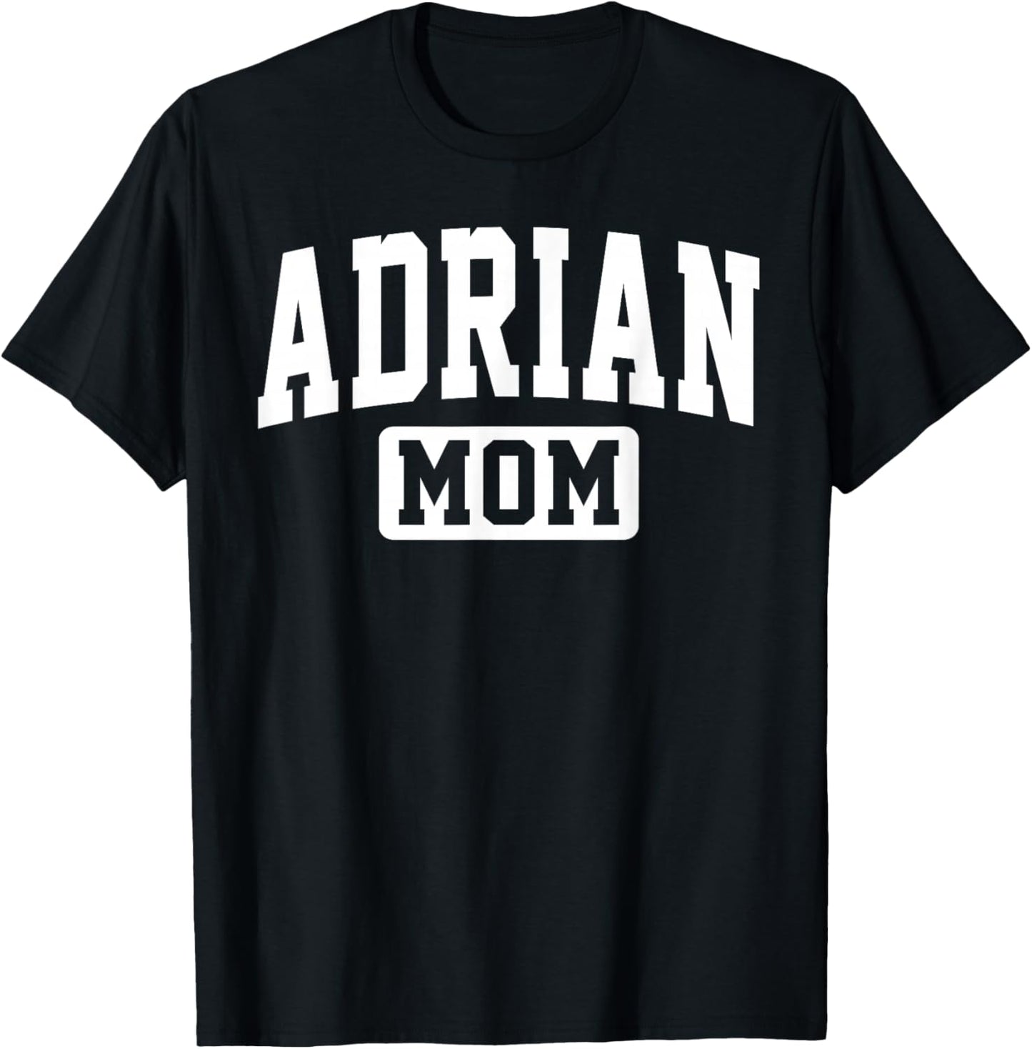 Adrian College Mom Vintage Arch Design Mother T-Shirt - T-Shirt | Black