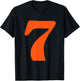 Funny 6 7 Matching Halloween Lazy Costume 67 Meme T-Shirt - T-Shirt | Black