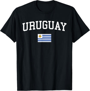 Uruguayan Flag Men Women Kids Uruguay T-Shirt - T-Shirt | Black