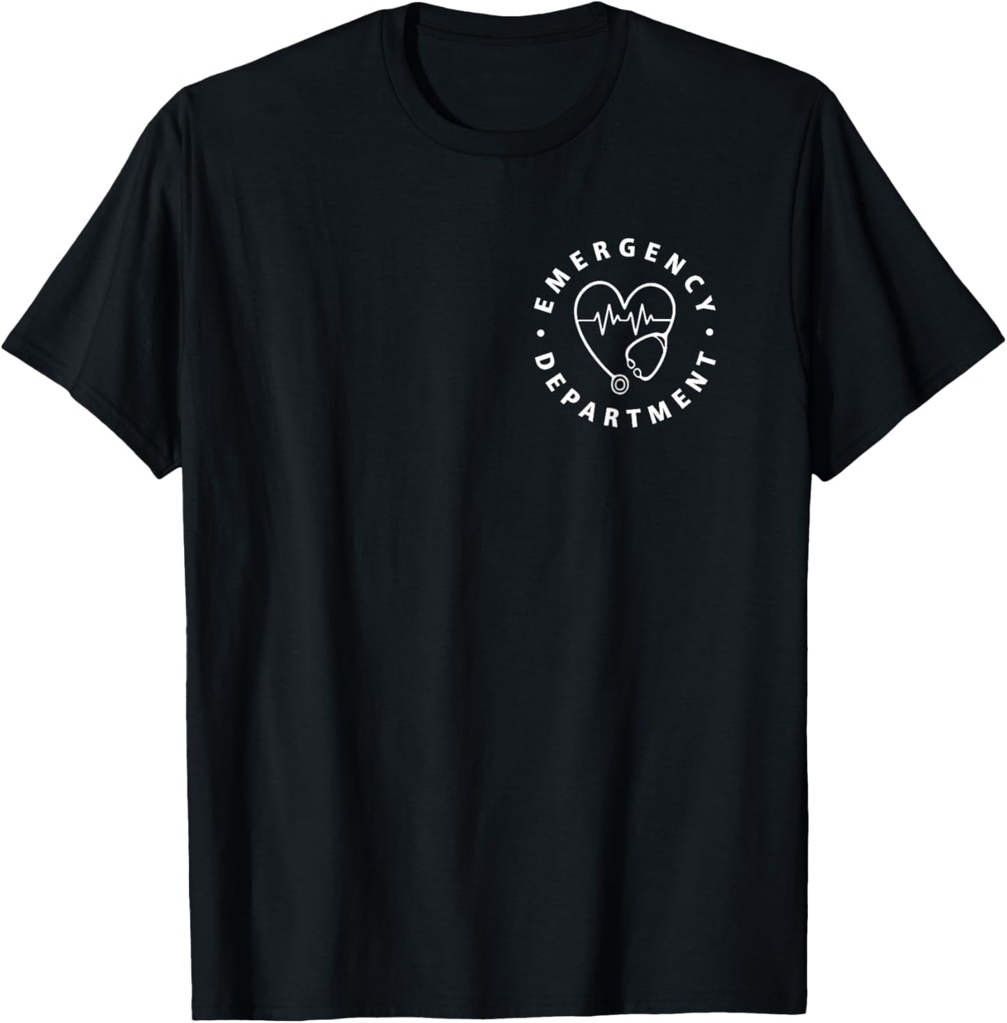 Emergency Department ER Crew Nurse Emergency Room Healthcare T-Shirt - T-Shirt | Black