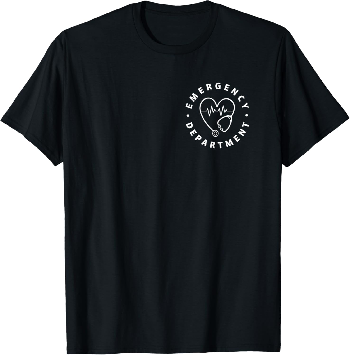 Emergency Department ER Crew Nurse Emergency Room Healthcare T-Shirt - T-Shirt | Black