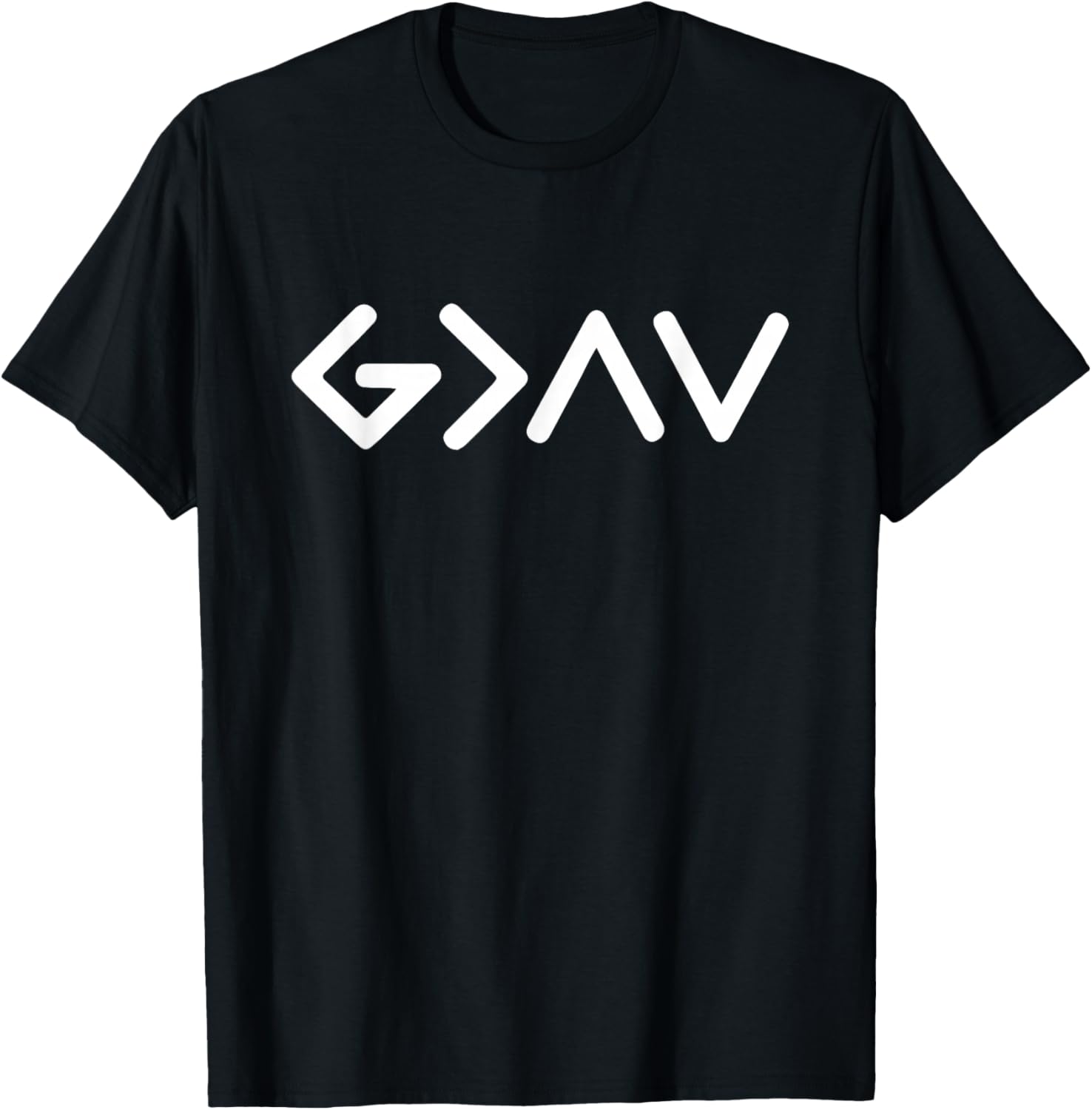God is Merciful Than Our Highs and Lows Christian Men Women T-Shirt - T-Shirt | Black