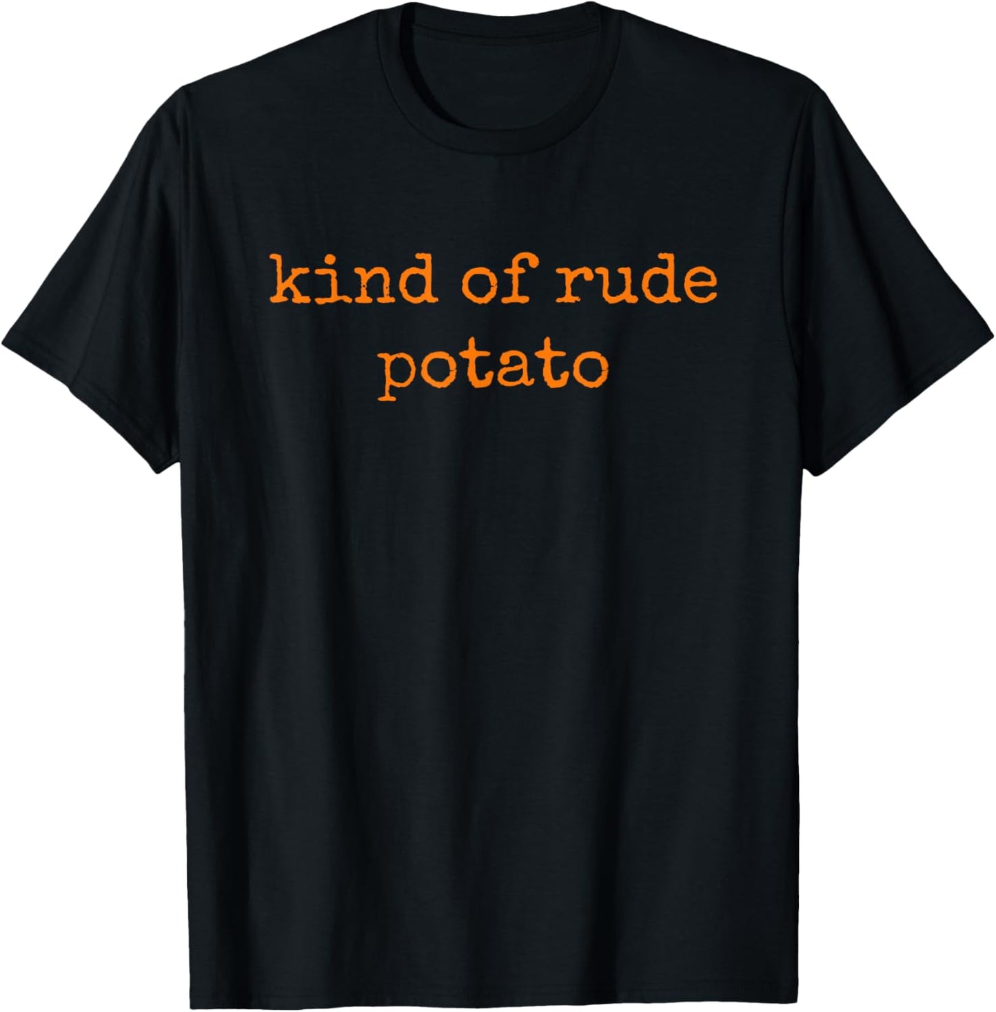 Sweet Potato and Kind of Rude Potato Cute Couples - Pair 2 T-Shirt - T-Shirt | Black