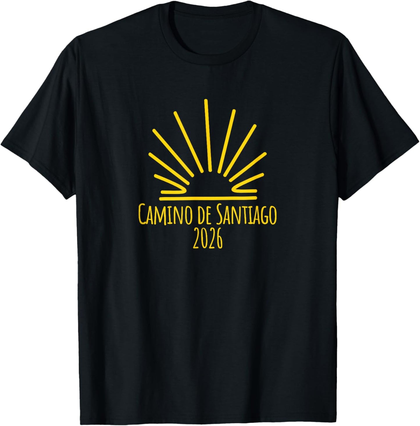Buen Camino de Santiago 2026 - Tops, Clothing & Accessories T-Shirt - T-Shirt | Black