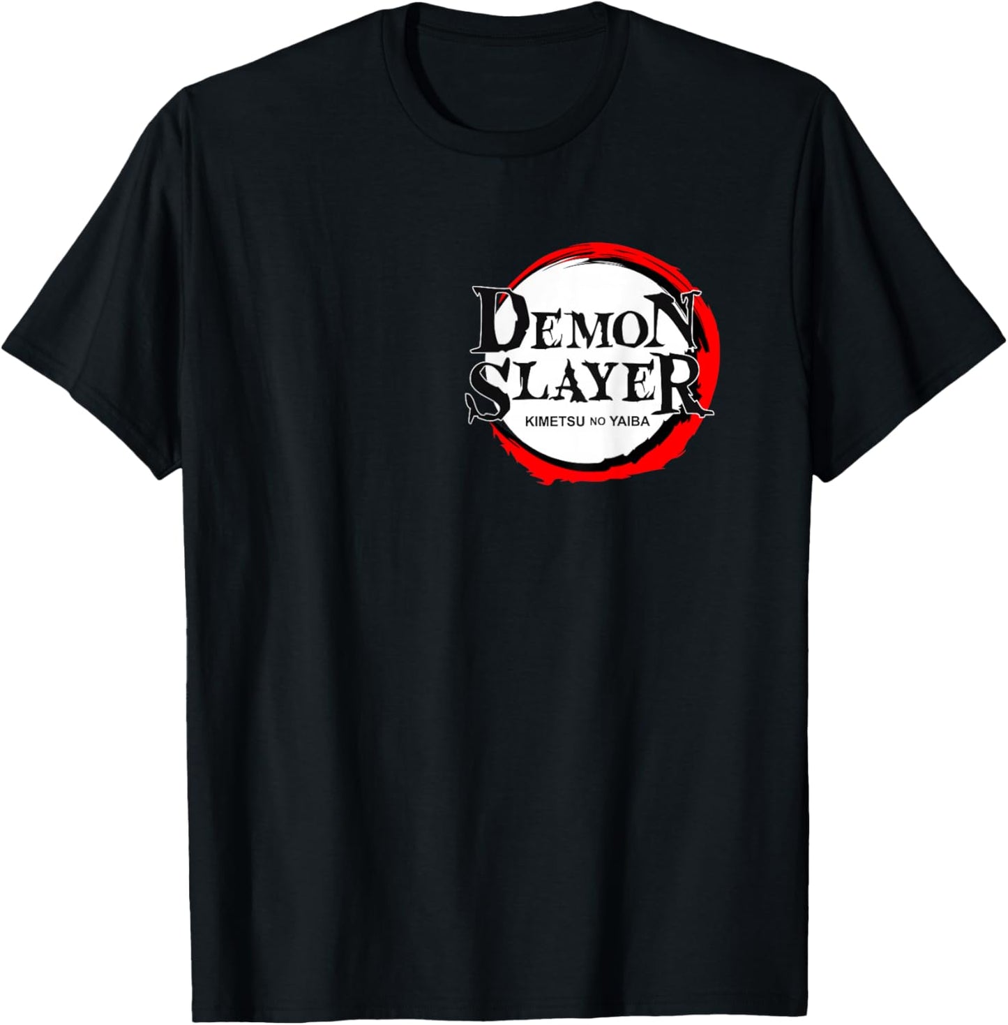 Demon Slayer: Kimetsu no Yaiba Logo Retro Vibe T-Shirt - T-Shirt | Black