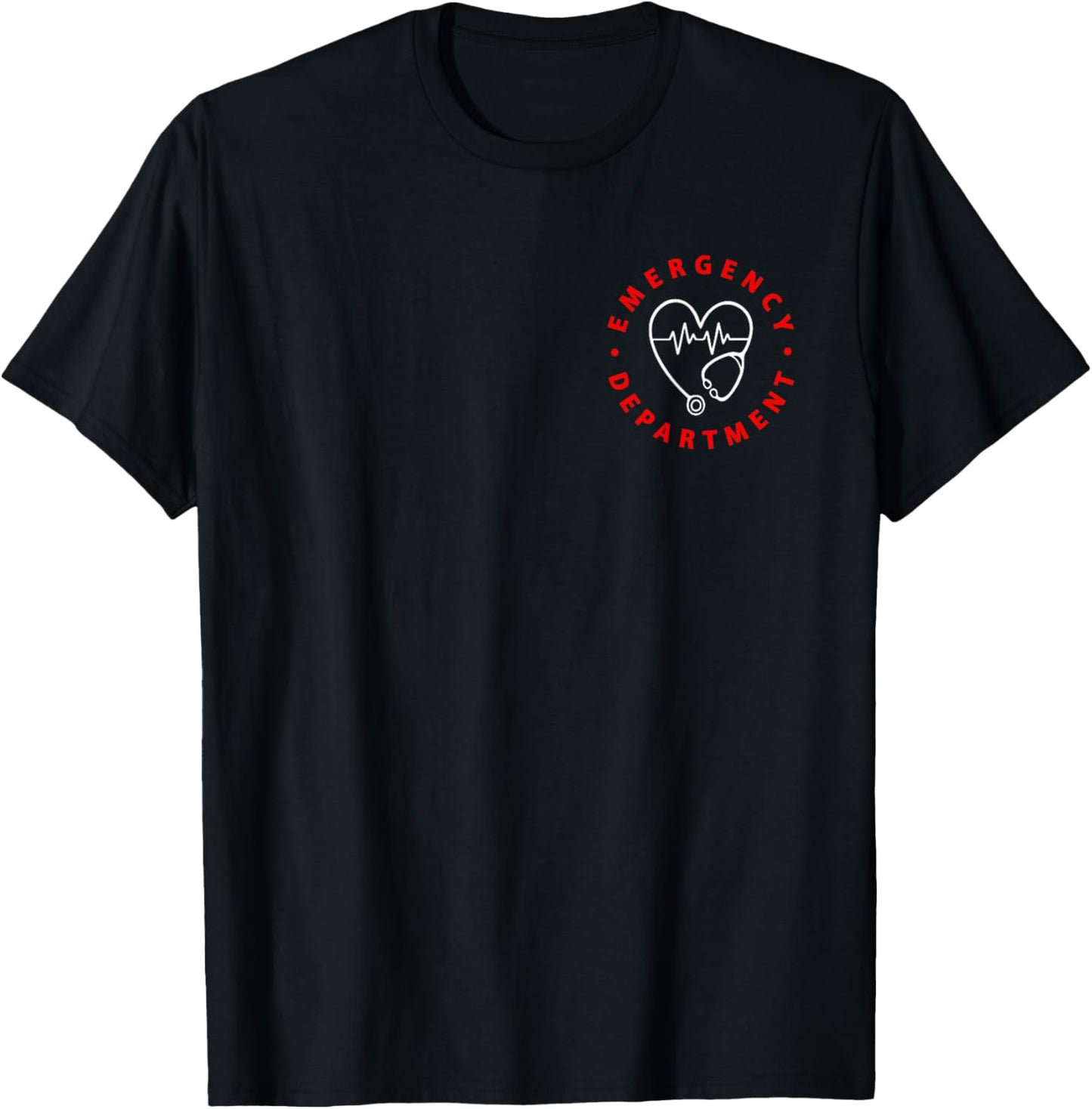 ER Nurse Emergency Department Emergency Room Healthcare T-Shirt - T-Shirt | Black